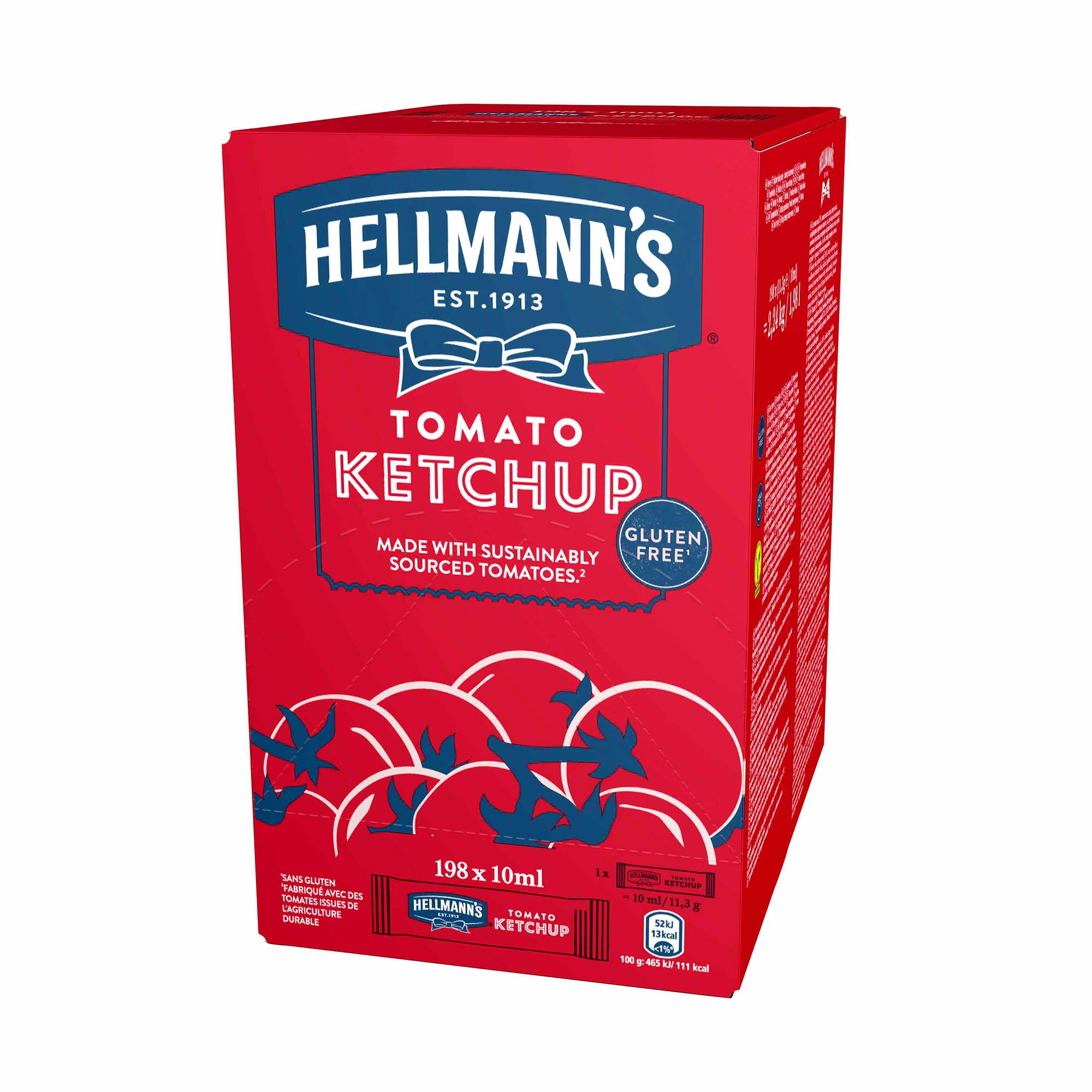Hellmann's Ketchup w saszetkach 10 ml x 198 saszetek - 