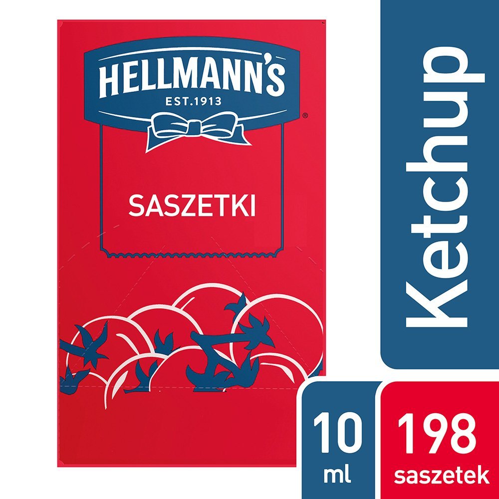 Hellmann's Ketchup w saszetkach 10 ml x 198 saszetek - 