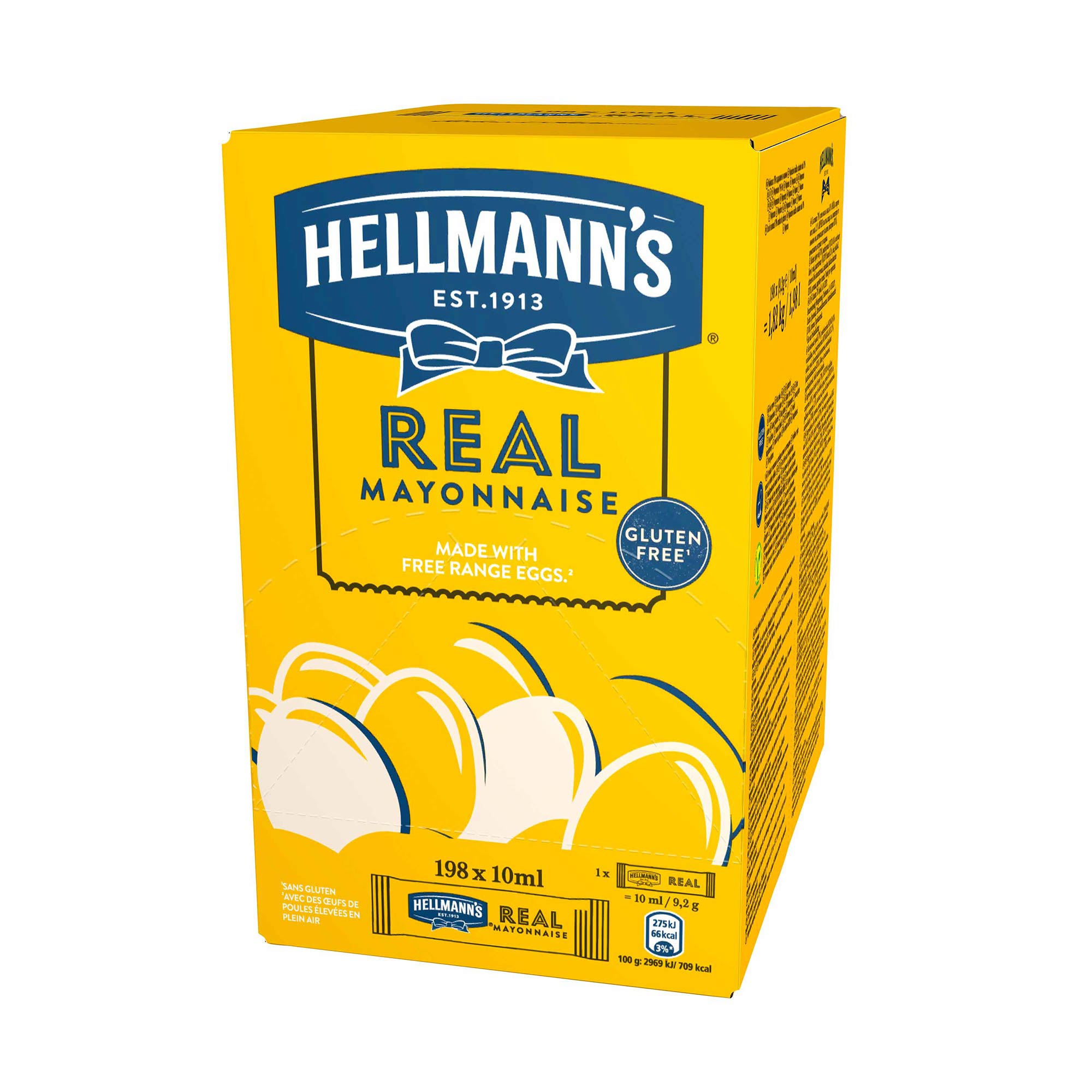 Hellmann's Majonez w saszetkach 10 ml x 198 saszetek - 