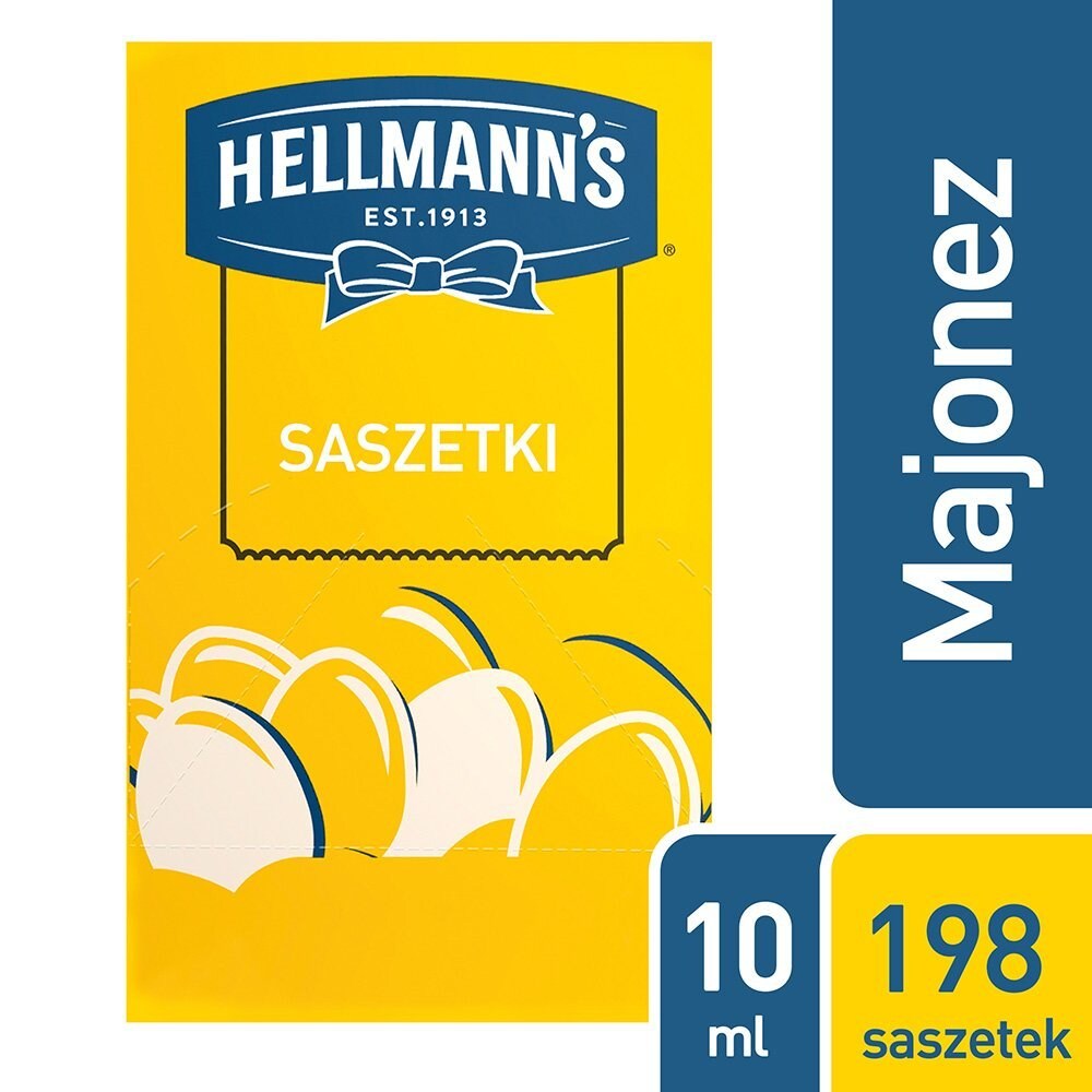 Hellmann's Majonez w saszetkach 10 ml x 198 saszetek - 