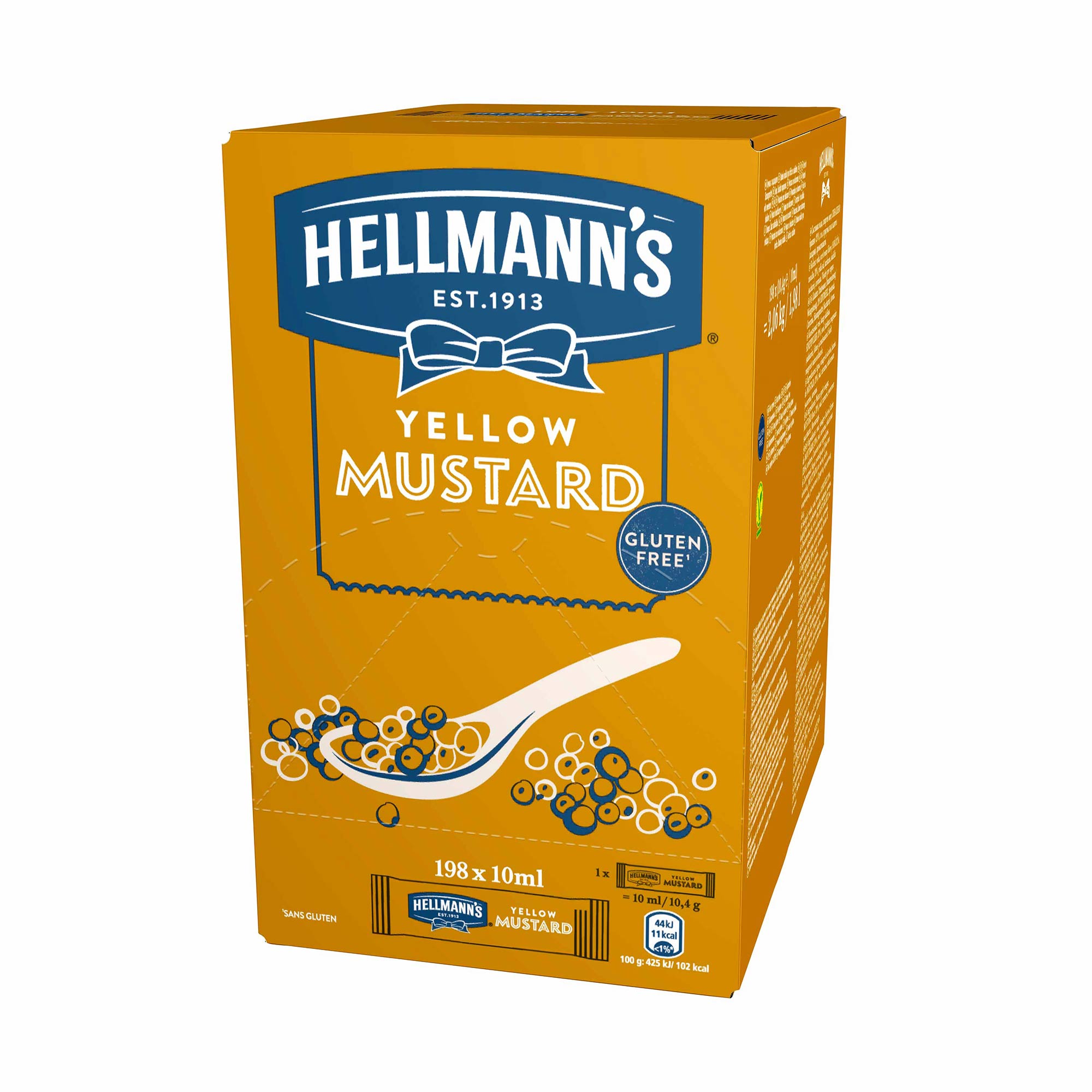 Hellmann's Musztarda w saszetkach 10 ml x 198 saszetek - 