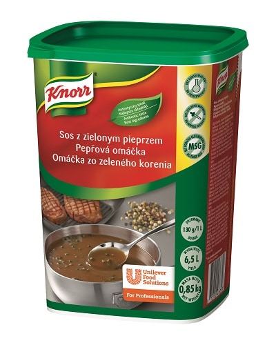 Sos z zielonym pieprzem Knorr 0,85 kg - 