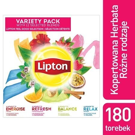 Lipton Classic Variety Pack - 12 smaków x 15 kopert -