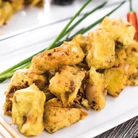 Orientalny boczek w tempurze Orientalny boczek w tempurze