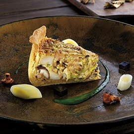 Quiche z grzybami leśnymi Quiche z grzybami leśnymi