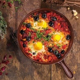 Wegetariańska shakshouka Wegetariańska shakshouka