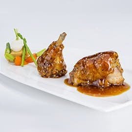 Lakierowany kurczak z miodem i sezamem (BG)