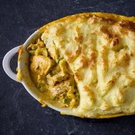 Rybna paja z kremowym sosem Rybna paja z kremowym sosem