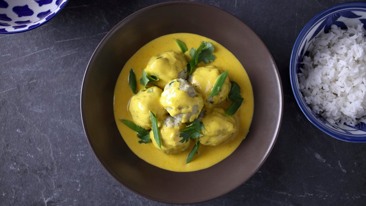Rybne pulpeciki w żółtym curry – - Przepis