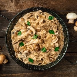 Sos grzybowo-śmietanowy