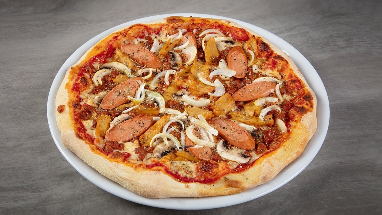 Pizza Rzeźnicka wegańska – - Przepis