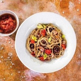 Spaghetti z wołowymi klopsikami Spaghetti z wołowymi klopsikami