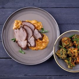 Jagnięcina duszona z warzywami pakora