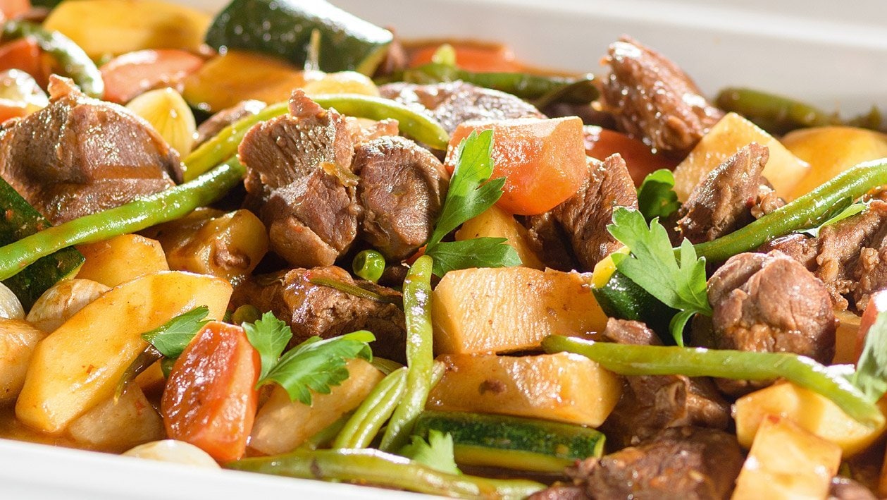 Ragout jagnięcy z warzywami