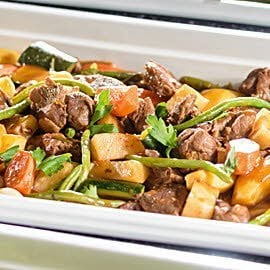 Ragout jagnięcy z warzywami Ragout jagnięcy z warzywami