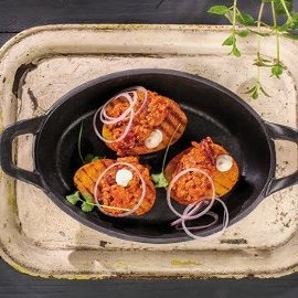 Ziemniaki faszerowane chili con carne Ziemniaki faszerowane chili con carne