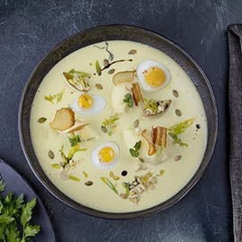 Krem z pieczonych ziemniaków