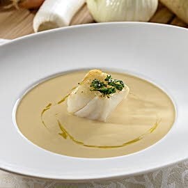 Krem z pietruszki z dorszem Krem z pietruszki z dorszem