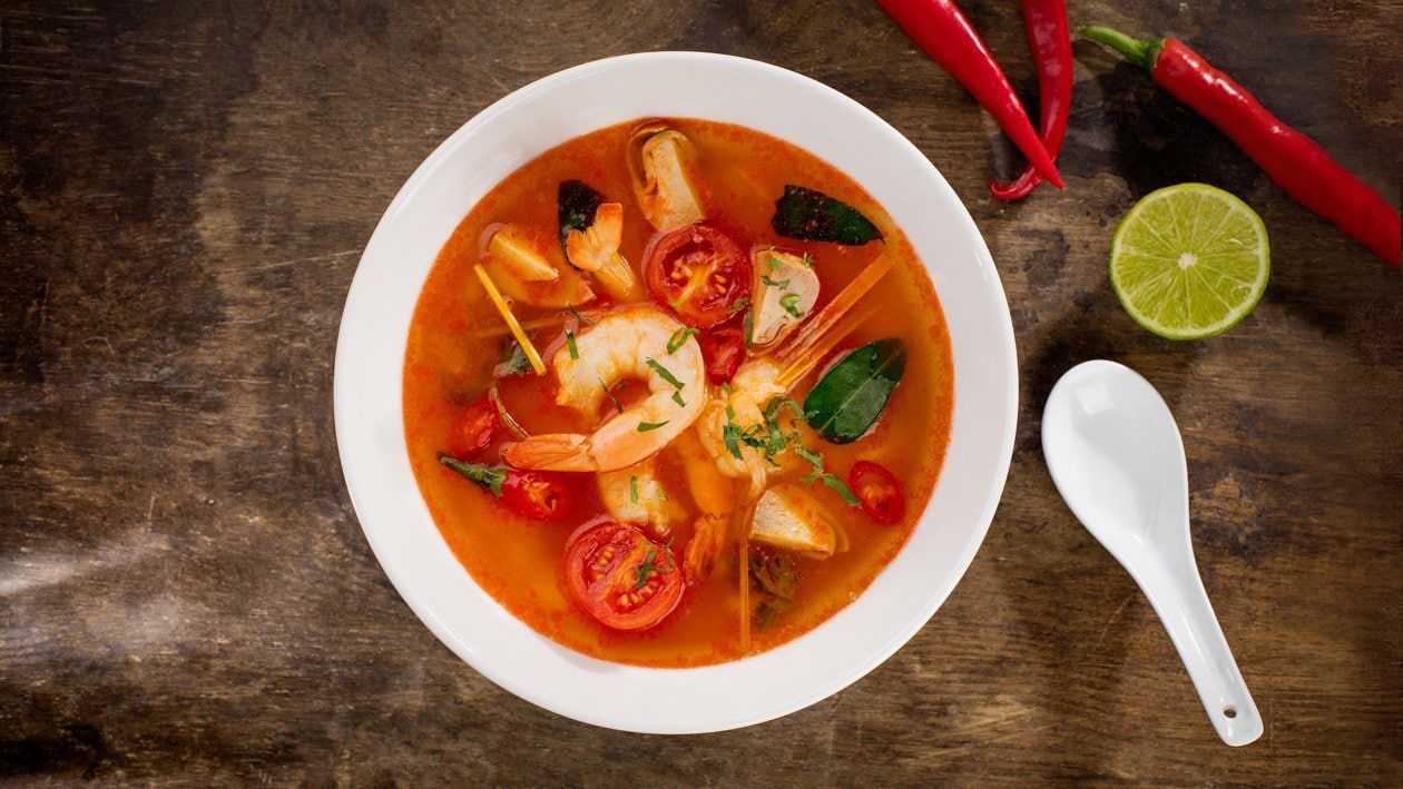 Zupa krewetkowa Tom Yum – - Przepis