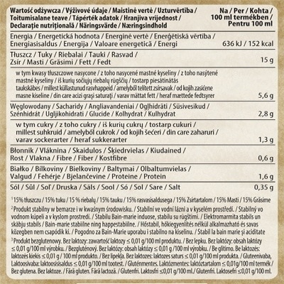 Knorr Professional Cremy do gotowania 15% tł. - Używaj jak śmietanki. To gwarancja kulinarnej stabilności. Doskonale sprawdza się w każdych warunkach.