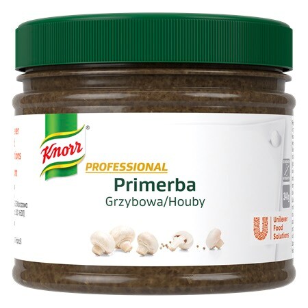 Knorr Professional Primerba grzybowa 0,34 kg - Primerba grzybowa zapewnia bogaty kolor, smak i aromat świeżych grzybów przez cały rok.