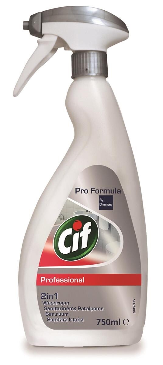 Cif Professional Washroom 2 in 1 0,75l - 