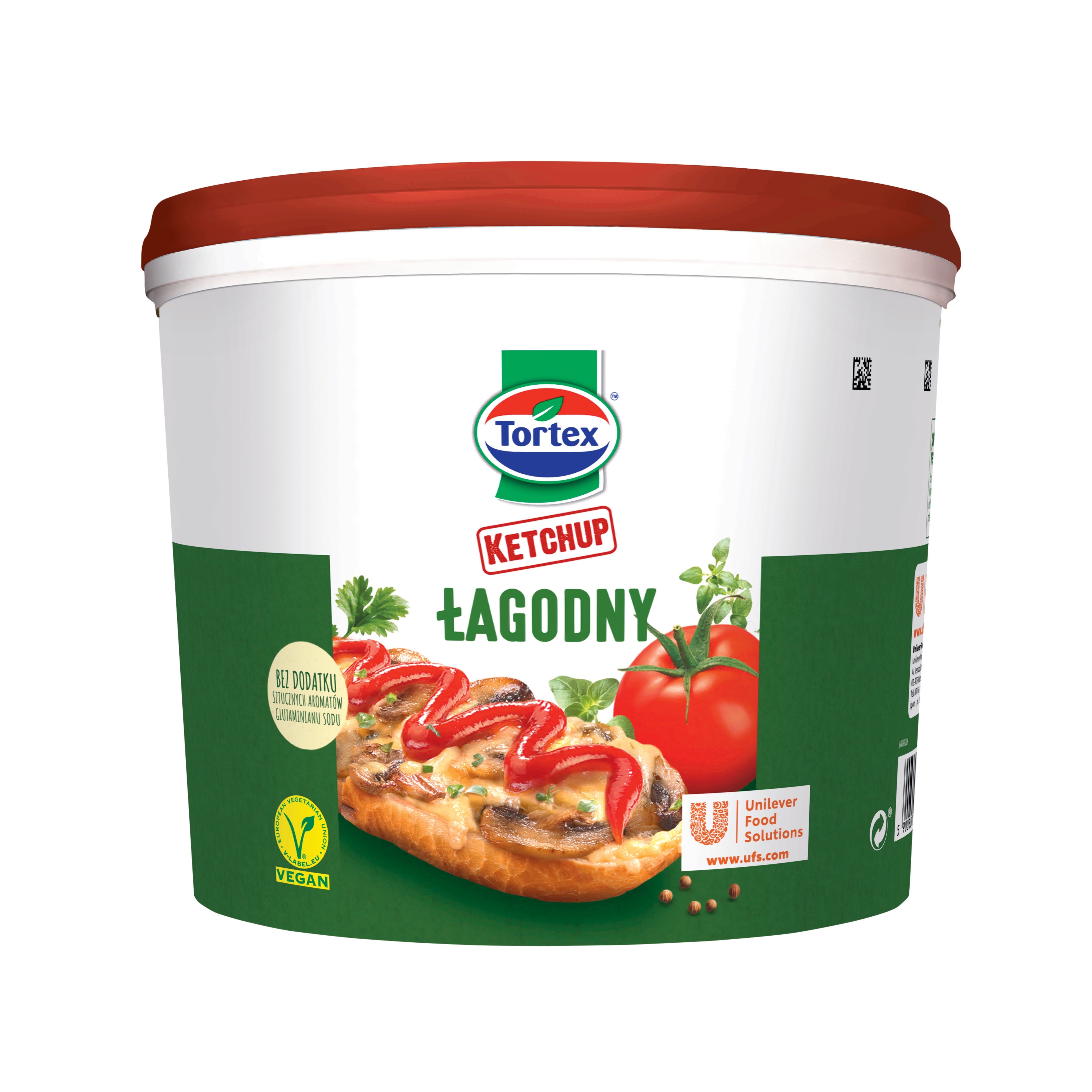 Ketchup łagodny Tortex 5,5 kg - 