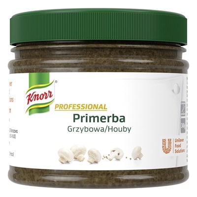 Knorr Professional Primerba grzybowa 0,34 kg - Primerba grzybowa zapewnia bogaty kolor, smak i aromat świeżych grzybów przez cały rok.