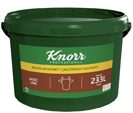 Rosół wołowy Knorr Professional Basic Line 3,5kg - 