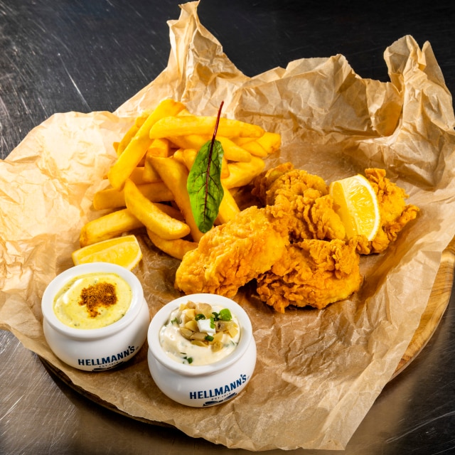 Fish and chips-ryba w cieście/ frytki/ sos tatarski – - Przepis