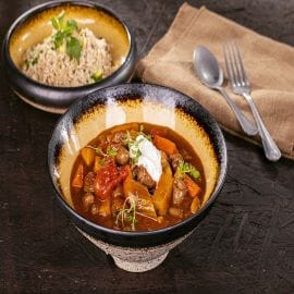 Ragout z serc drobiowych, warzyw i pieczarek Ragout z serc drobiowych, warzyw i pieczarek