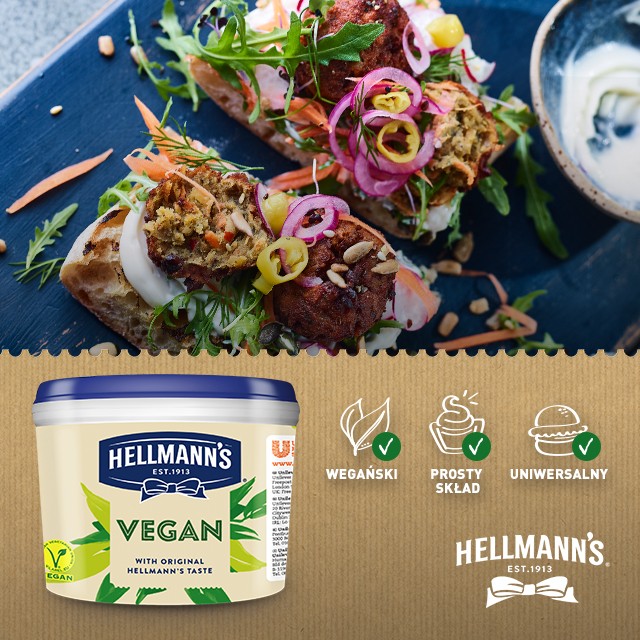 Poznaj Hellmann’s Vegan Mayo – smakuje tak, jak lubią weganie!