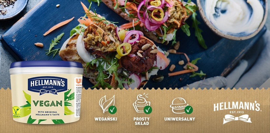 Poznaj Hellmann’s Vegan Mayo – smakuje tak, jak lubią weganie!