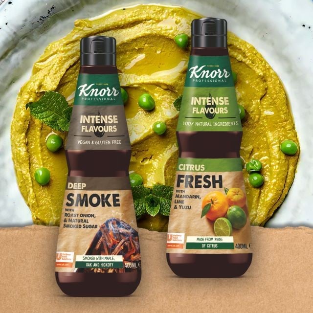 Dwie nuty smakowe Esencji Knorr Professional