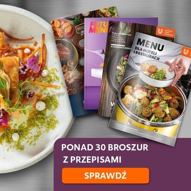 Broszury z przepisami od Unilever Food Solutions