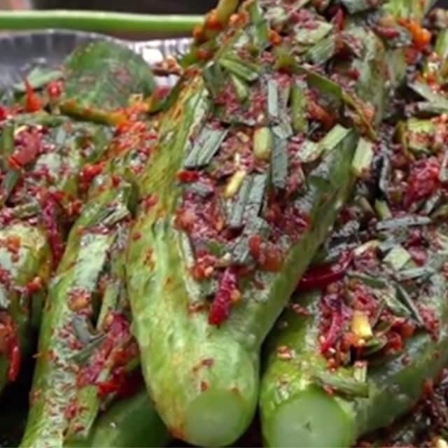 Świeże koreańskie kimchi